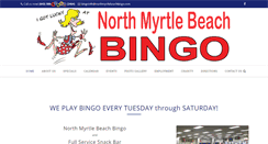 Desktop Screenshot of northmyrtlebeachbingo.com